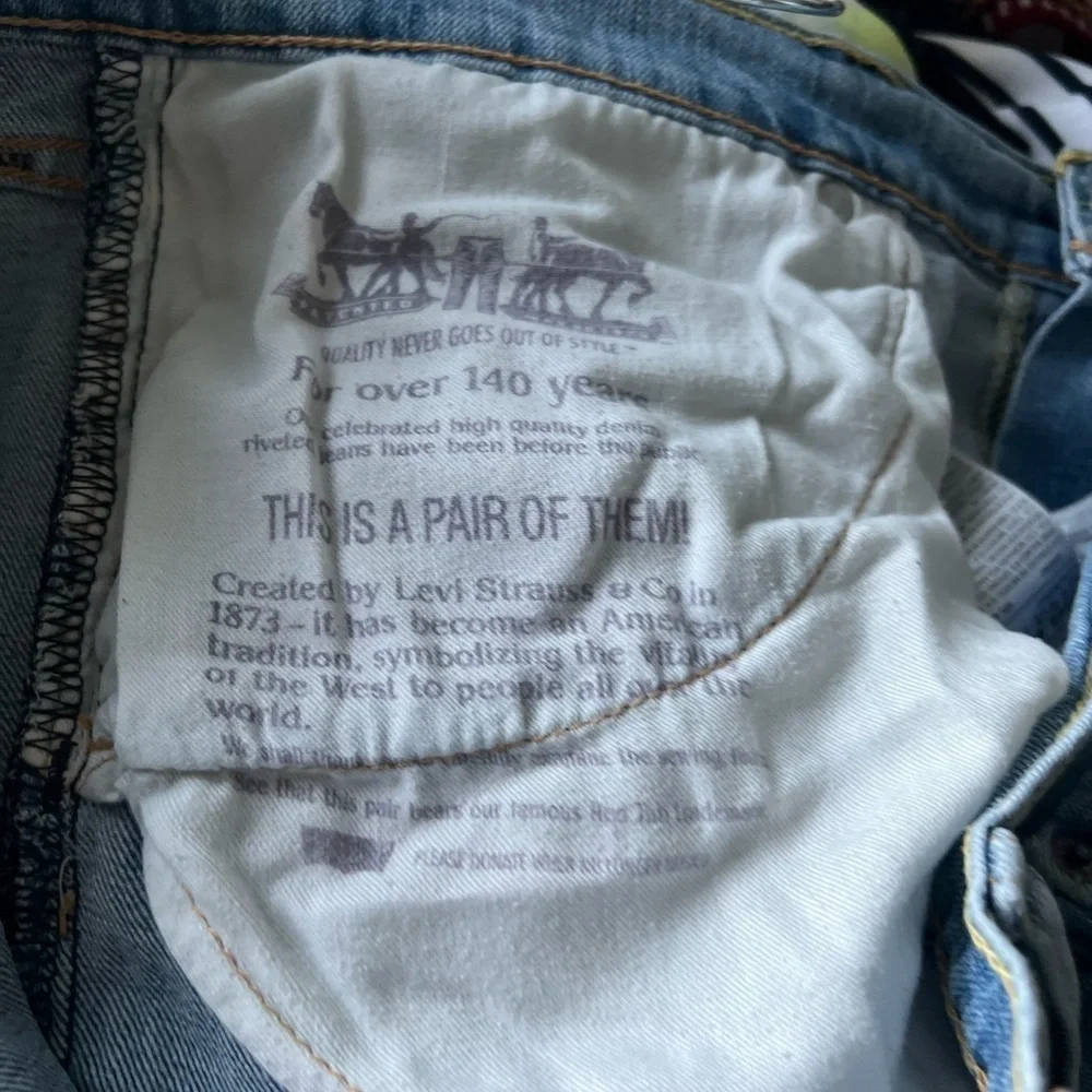 Levi's Blue Straight Jeans Classic Denim